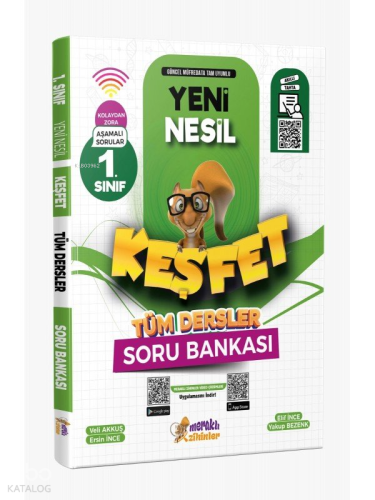 Yeni Nesil Keşfet 1.Sınıf Tüm Dersler Soru Bankası | Kolektif | Merakl