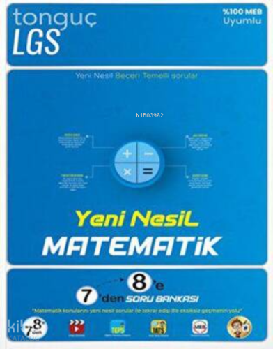 Yeni Nesil Matematik 7'den 8'e Soru Bankası | Kolektif | Tonguç Akadem