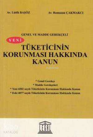 Yeni Tüketicinin Korunması Hakkında Kanun- Orta Boy