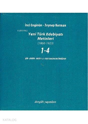 Yeni Türk Edebiyatı Metinleri Seti (5 Cilt)