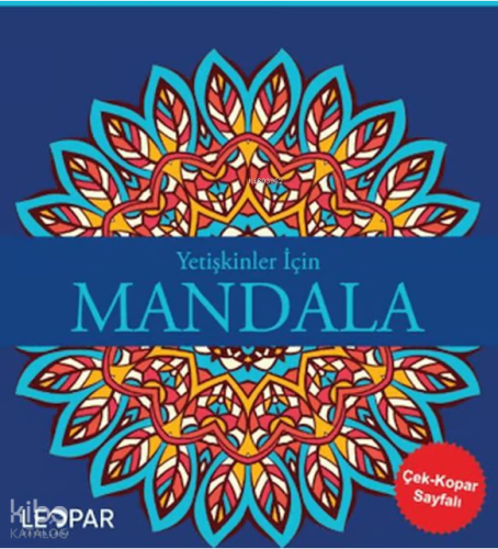 Yetişkinler İçin Mandala - Lacivert