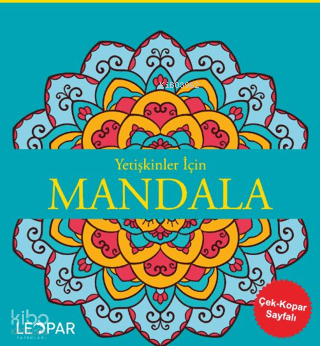 Yetişkinler İçin Mandala - Mavi