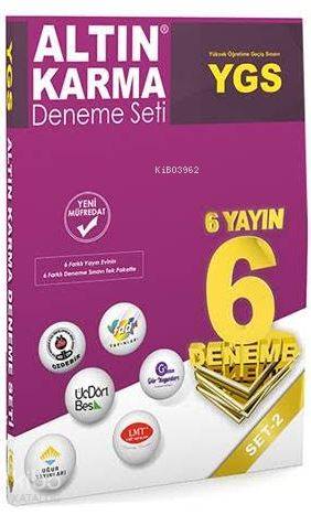 YGS Altın Karma 6 Farklı Yayın 6 Deneme