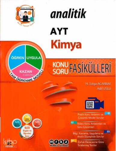 YKS AYT ANALİTİK KA.SB. KİMYA  - 2022