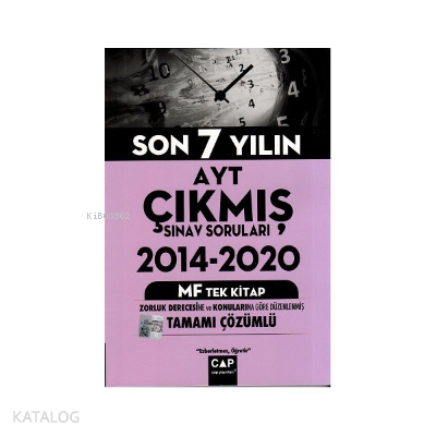 Yks Ayt Çıkmış Snv Srlrı Tüm Tek 2014-2020 Mf-2021