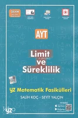 YKS AYT Limit ve Süreklilik Matematik Fasikülleri | Kolektif | YZ Yayı