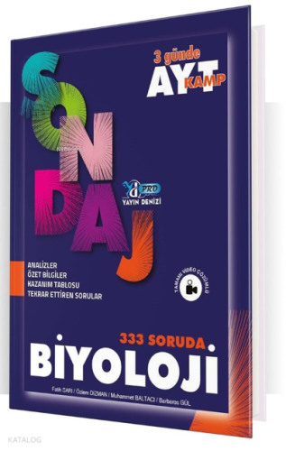 Yks Ayt Pro Sondaj Kamp Biyoloji - 2022
