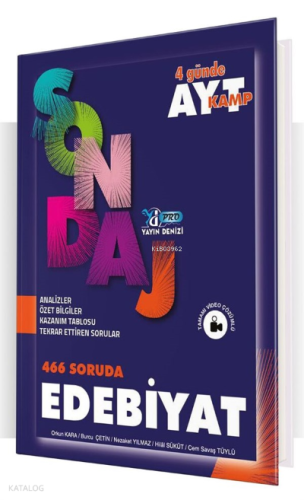 Yks Ayt Pro Sondaj Kamp T.Dili Edebiyatı - 2022