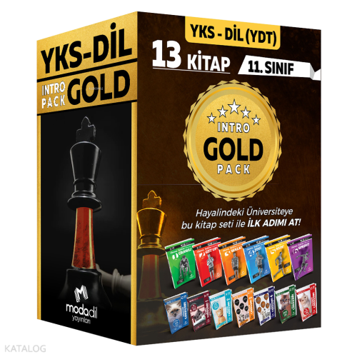 YKS DİL YDT İntro Pack Gold Set (13 Kitap) | Kolektif | Modadil Yayınl