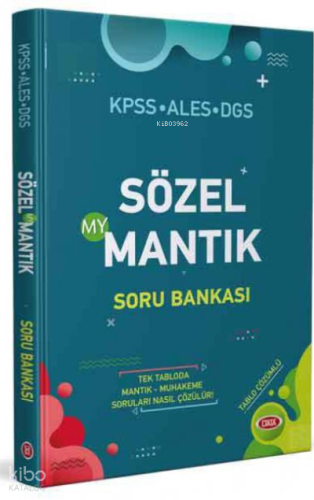 YKS KPSS ALES DGS Mantık Tek Kitap | Kolektif | Data Yayınları
