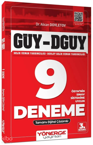 Yönerge GUY DGUY Gelir Uzman Yardımcılığı 9 Deneme Çözümlü