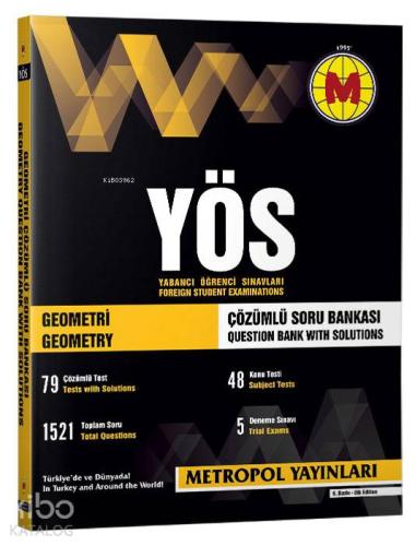 YÖS Geometri (Çözümlü Soru Bankası)