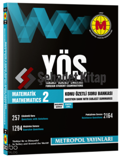 YÖS Matematik-2 Konu Anlatımlı Soru Bankası