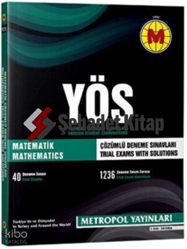 YÖS Matematik Çözümlü Deneme Sınavları