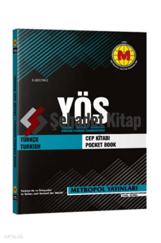 YÖS Türkçe Cep Kitabı