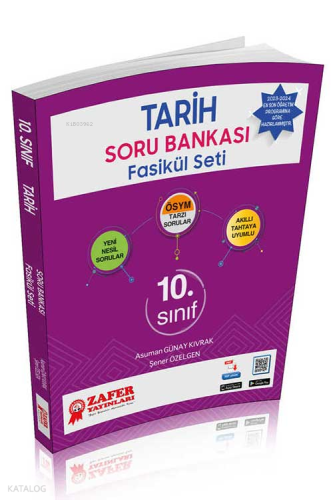 Zafer Yayınları 10. Sınıf Tarih Soru Bankası Fasikül Seti | Asuman Gün