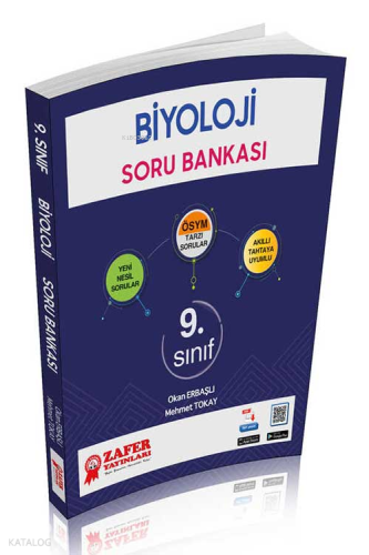 Zafer Yayınları 9. Sınıf Biyoloji Soru Bankası | Okan Erbaşlı | Zafer 