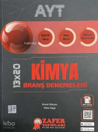 Zafer Yayınları Ayt Kimya Branş Denemesi | Murat Gökçek | Zafer Dersha