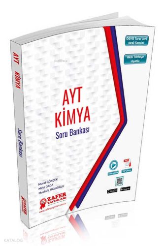 Zafer Yayınları Ayt Kimya Soru Bankası | Murat Gökçek | Zafer Dershane