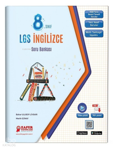 Zafer Yayınları Lgs 8. Sınıf İngilizce Soru Bankası | Bahar Ulusoy Liv