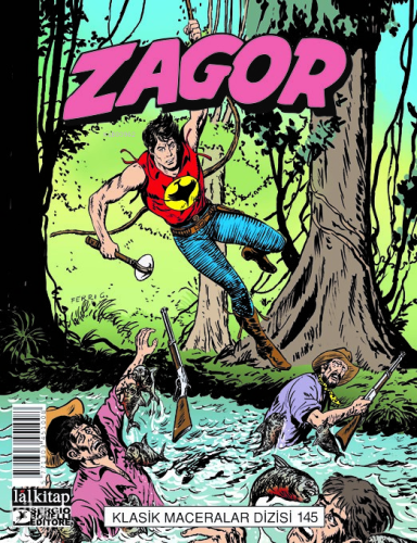 Zagor Klasik Maceralar Cilt 145 ;Piranalar! - Kan ve Şiddet - İsyan Rü