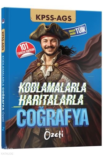 Zeduva Yayınları Coğrafyanın Kodları KPSS-AGS Kodlamalarla Haritalarla Coğrafya Özeti Cep Kitabı