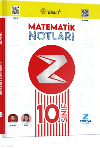 Zeduva Yayınları SML Matematik ve Geotopya 10. Sınıf Maarif Modeli Matematik Notları