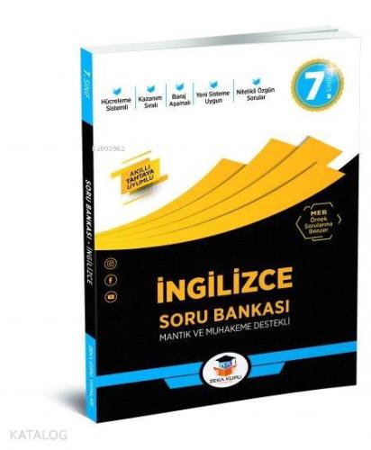 Zeka Küpü Yayınları 7. Sınıf İngilizce Soru Bankası Zeka Küpü