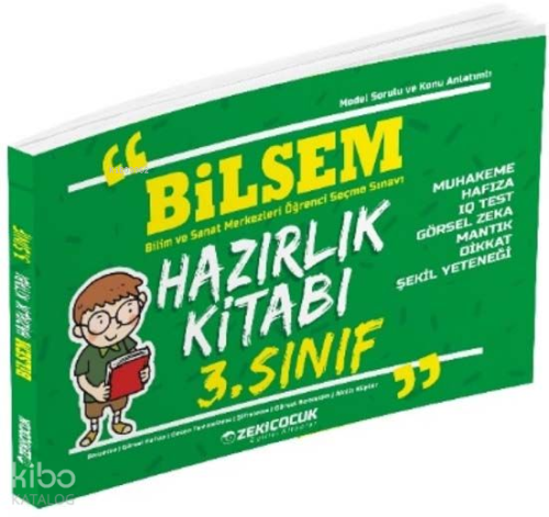 Zeki Çocuk 3. Sınıf Bilsem Hazırlık Kitabı