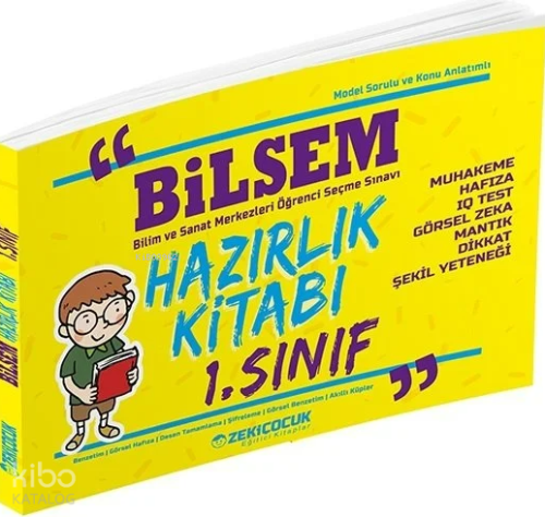 Zekiçocuk Eğitici Kitaplar 1. Sınıf Bilsem Hazırlık Kitabı | Kolektif 