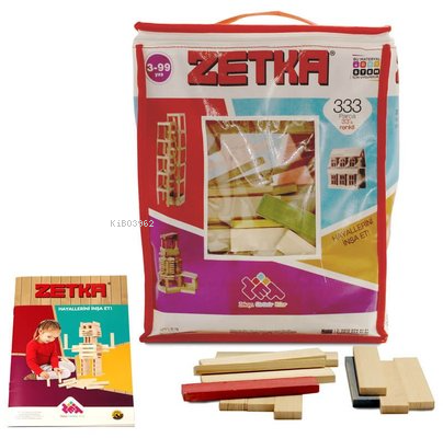Zet Zeka 333 Doğal Renkli Parça Zetka Eğitim Oyunu