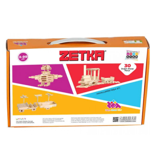 Zetka 30 Doğal Ahşap Parça
