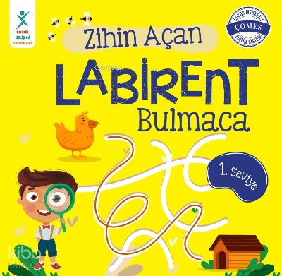 Zihin Açan Labirent Bulmaca 1. Seviye | Kolektif | Çocuk Gelişimi Yayı