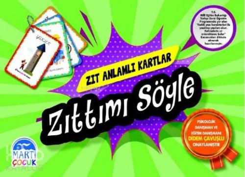 Zıt Anlamlı Kartlar – Zıttımı Söyle | Bahar Sarıkaya | Martı Çocuk Yay